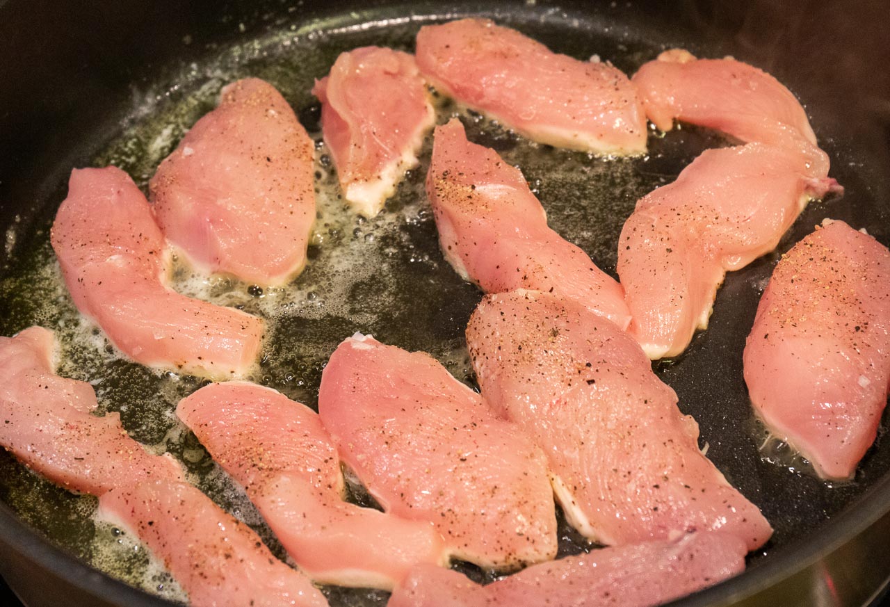 Kyckling i krämig dragonsås 2