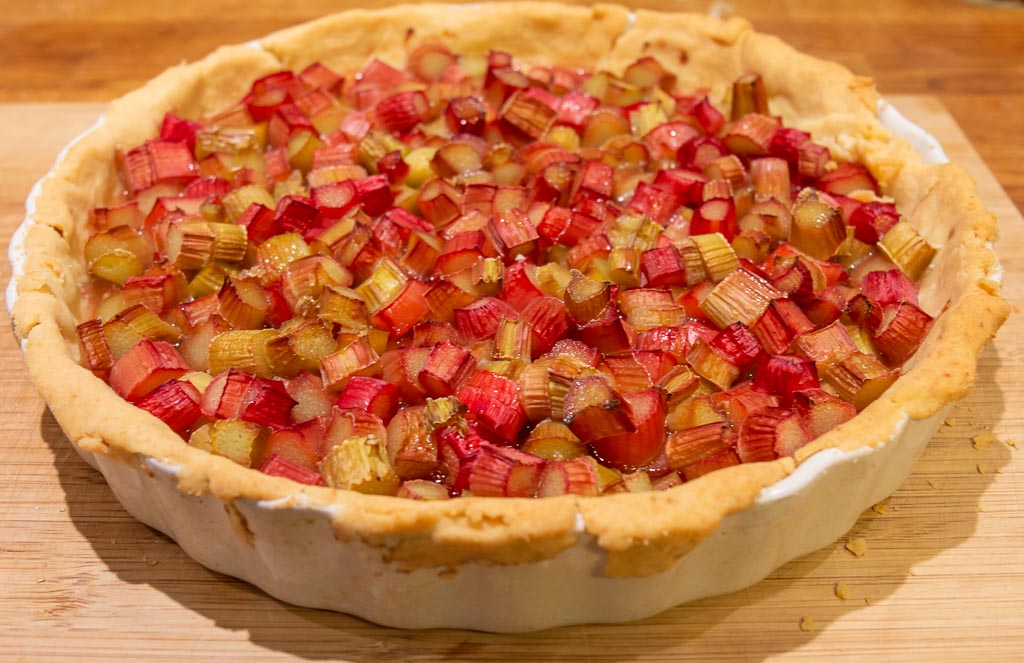 Glutenfri rabarberpaj