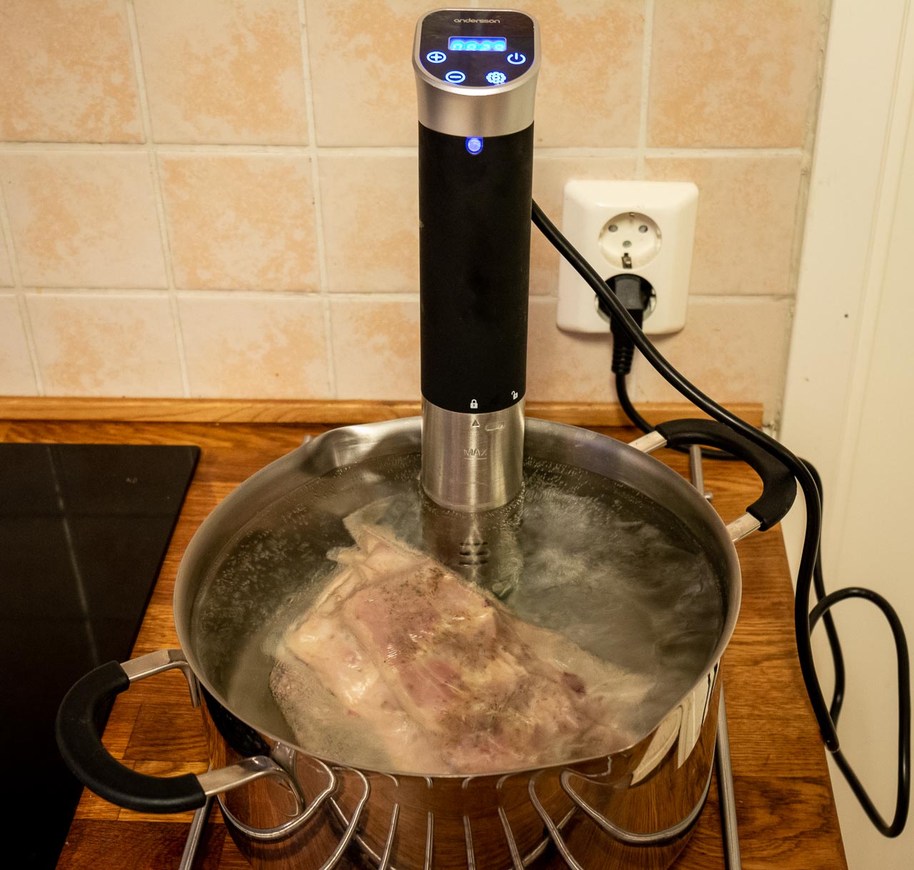 Kamben tillagas med sousvide