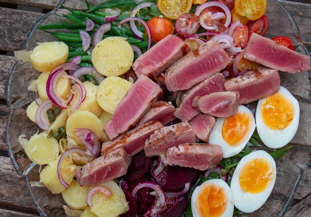 Sallad nicoise på Bulls vis