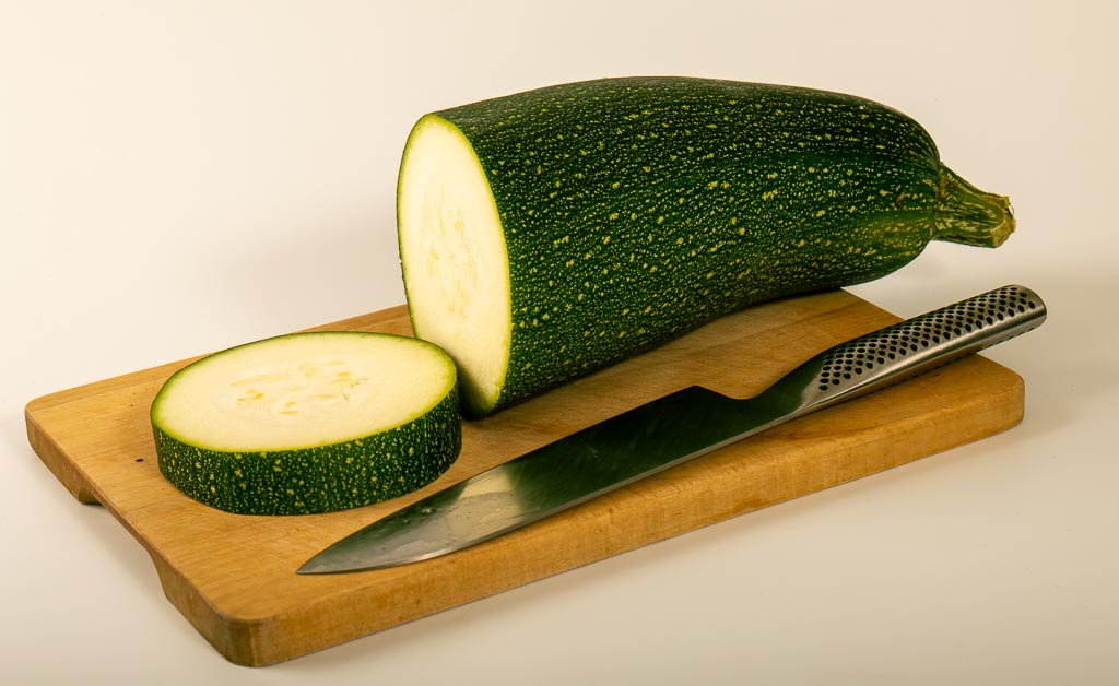 En stor zucchini