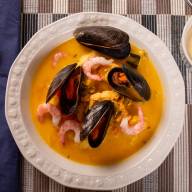 Fisk och skaldjursgryta